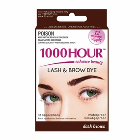 1000 Hour Eyelash & Brow Dye Kit Dark Brown