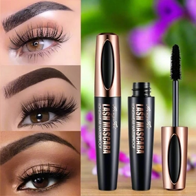4D Waterproof Mascara For Lengthening, Volume & Easy Application With Smudge-Proof Formula