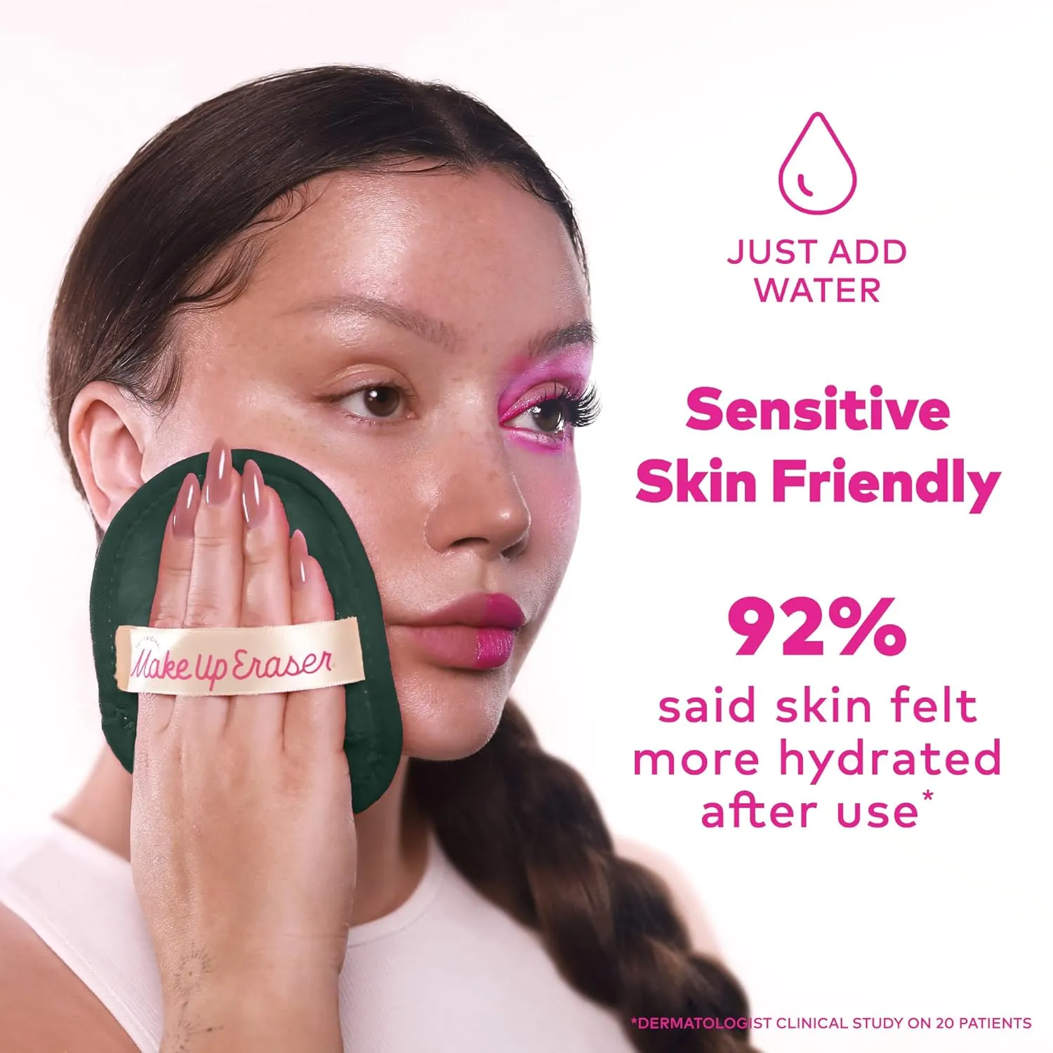 7-Day Set, Erase All Makeup with Just Water, Including Waterproof Mascara, Eyeliner, Foundation, Lipstick, Sunscreen, and More! 7ct