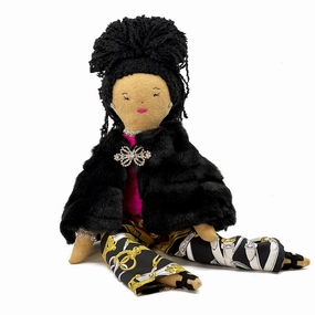 'Lizzie' Heirloom Felt Handmade Rag Doll