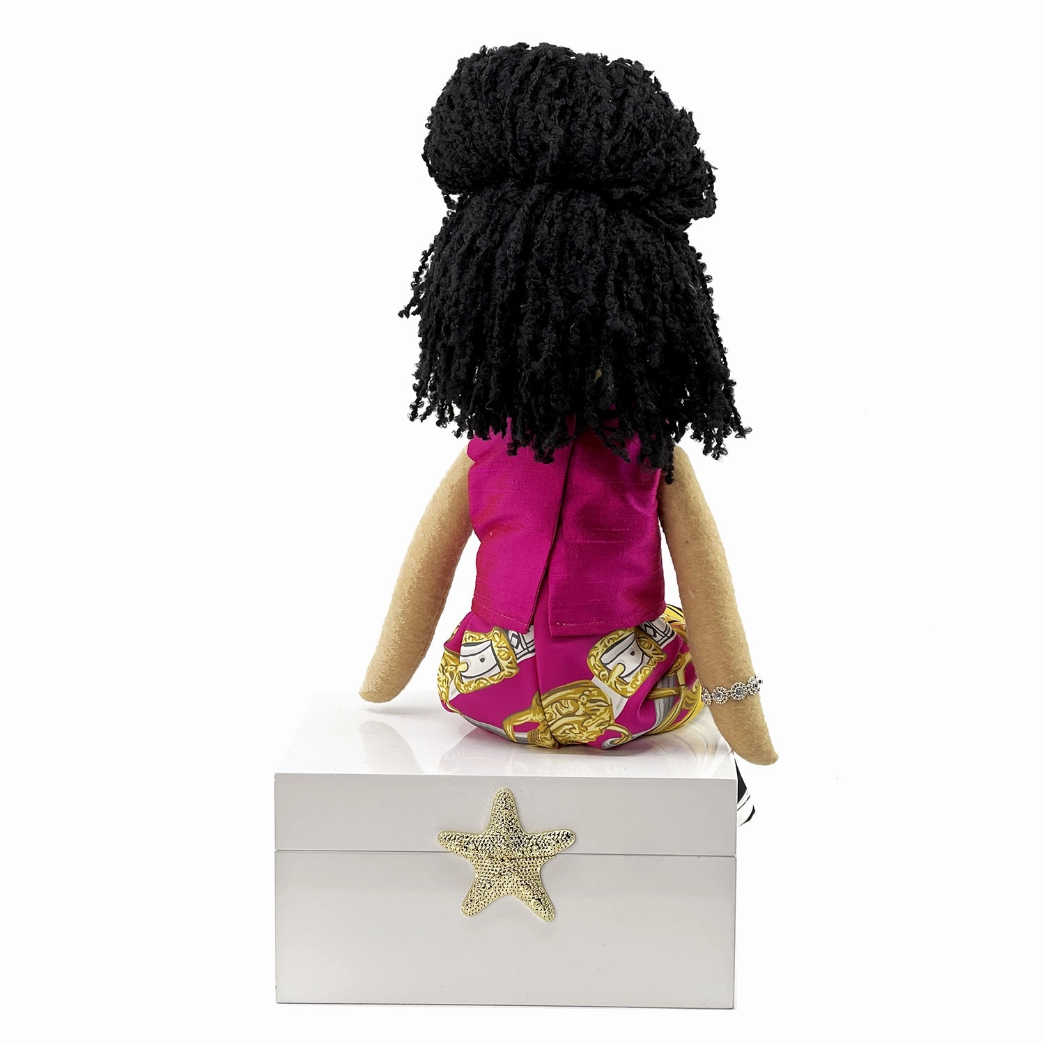 'Lizzie' Heirloom Felt Handmade Rag Doll