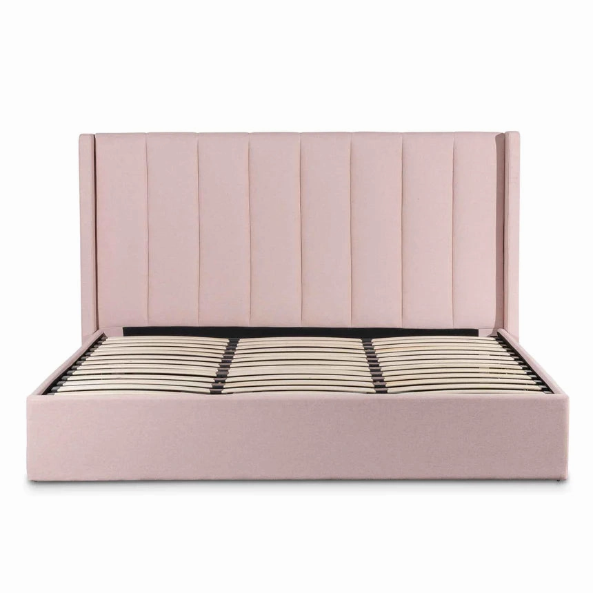 Bedazzled Bed Frames with Storage - Blush Pink (King)