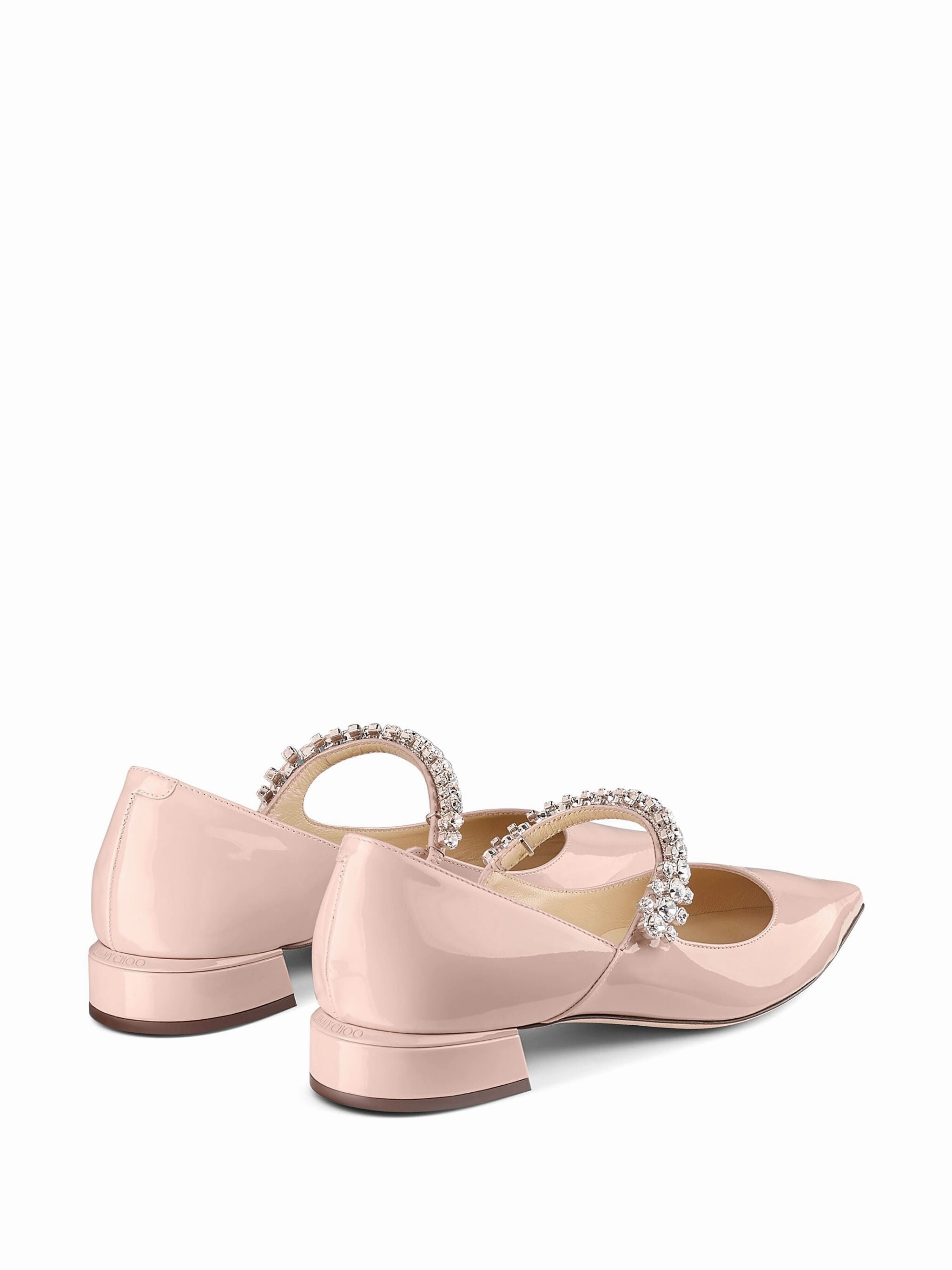 Bing Crystal-strap Ballerina Shoes