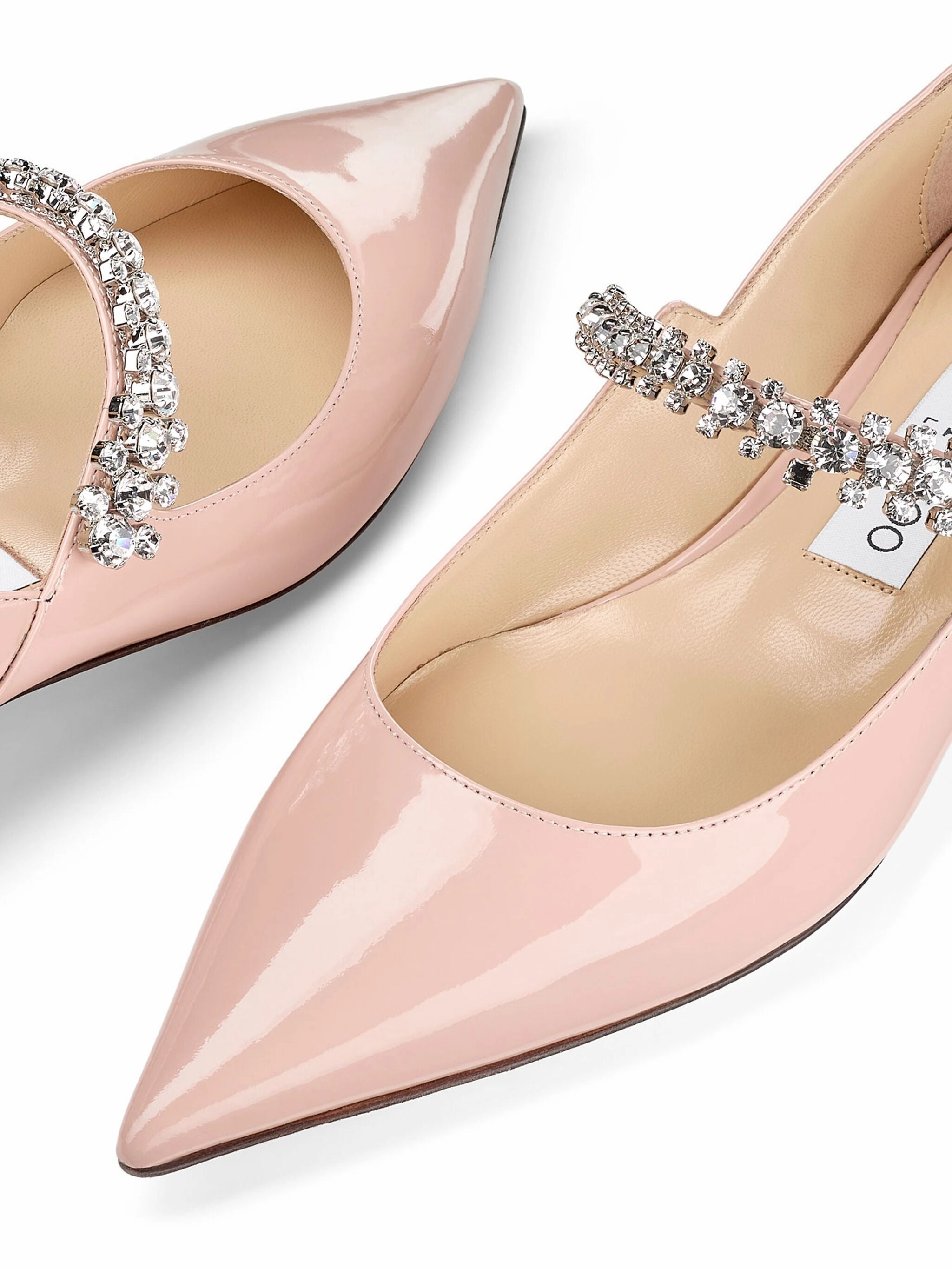 Bing Crystal-strap Ballerina Shoes