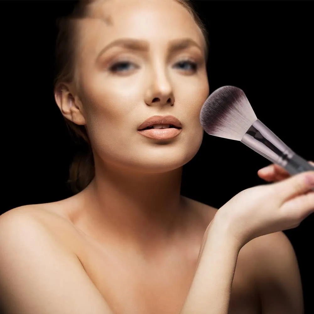 Black Makeup Brush Set Eyebrow Mascara Powder Synthetic Foundation Brush Makeup Brush Makeup