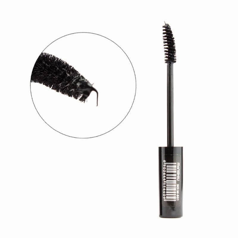 Brand New Black Eye Mascara Long Eyelash Silicone Brush Curving Lengthening Mascara Waterproof Makeup HT NW