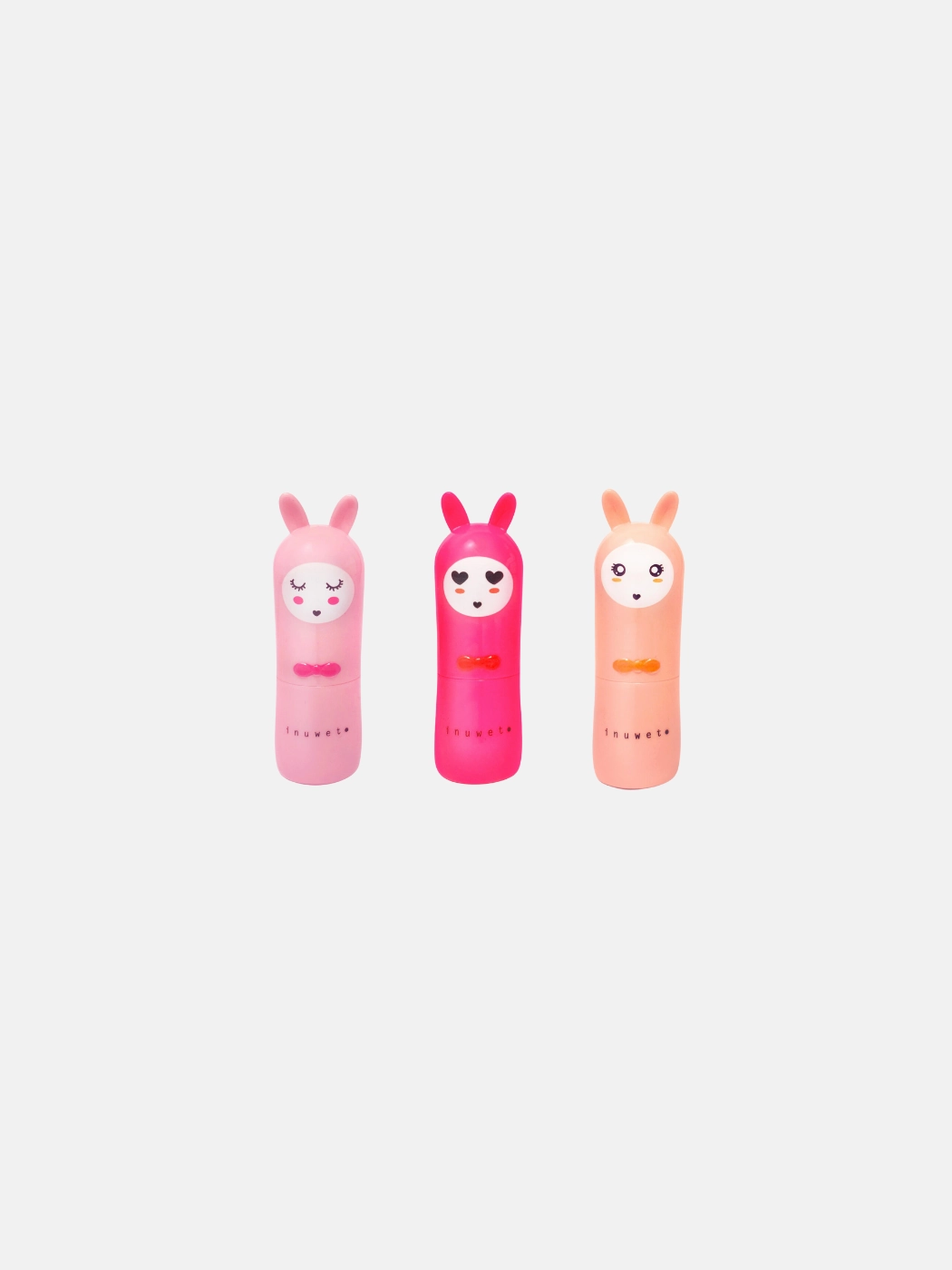 Bunny Lip Balm Trio - Kiss of Love