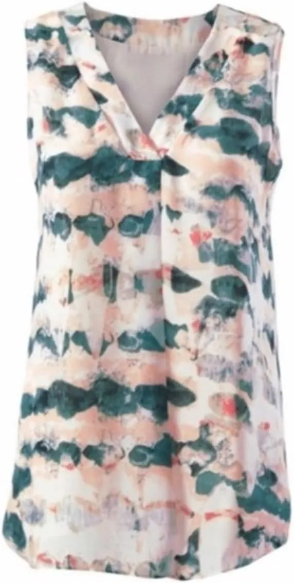 Cabi Gelato Watercolor Blush Pink Top
