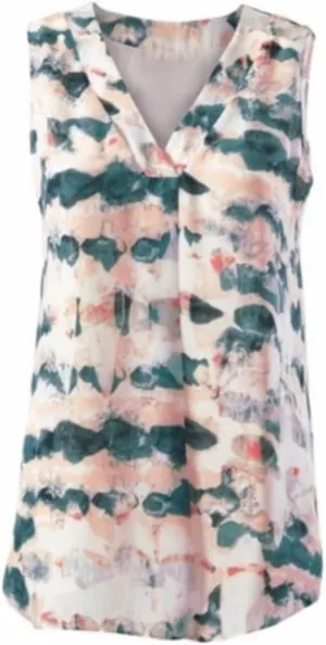 Cabi Gelato Watercolor Blush Pink Top
