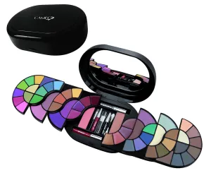 Cameo Makeup Kit with Eyeshadow, Blush and Face Powder, 59 Piece