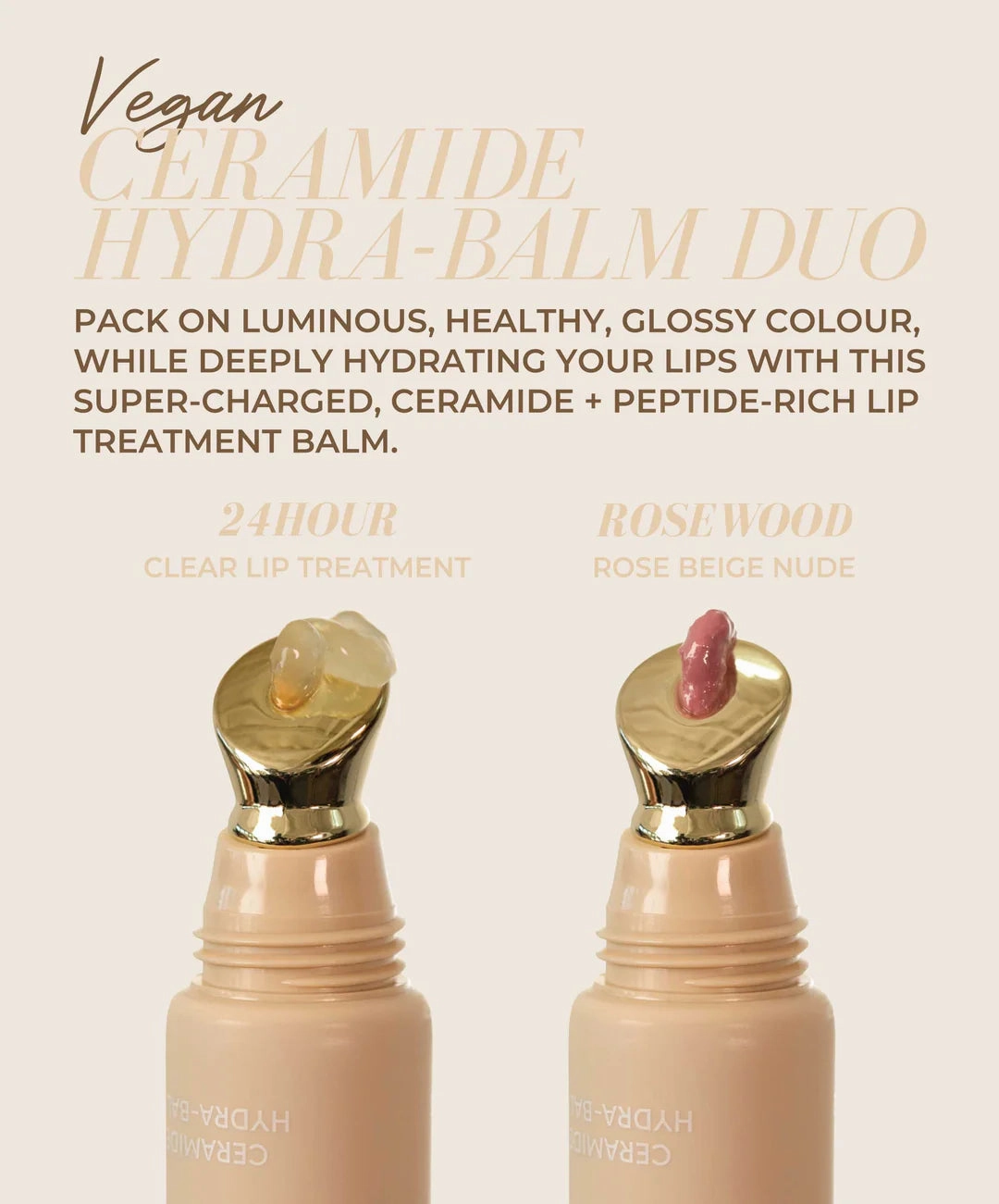 Ceramide Hydra-Balm Duo | 24Hour   Rosewood