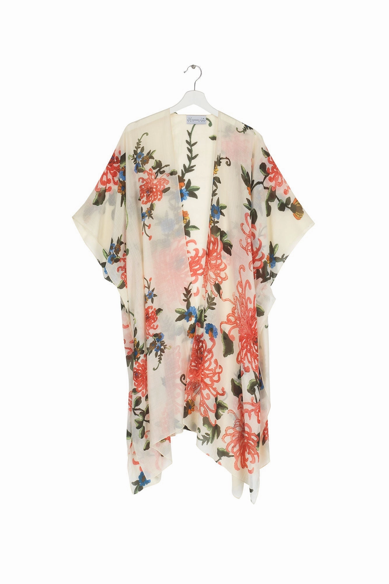 Chrysanthemum Ecru Throwover