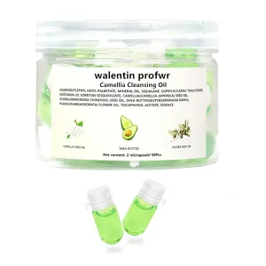 Cleansing Oil for Face, 30 Pcs Mini Moisturizing Camellia Seed Travel Size Deep Cleansing Oil, Portable Makeup Remover Oils, Gentle Cleaning Oils for All Skin Types
