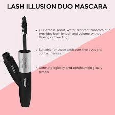 colorbar lash illusion mascara duo 4ml -lengthening mascara ,volumizing mascara