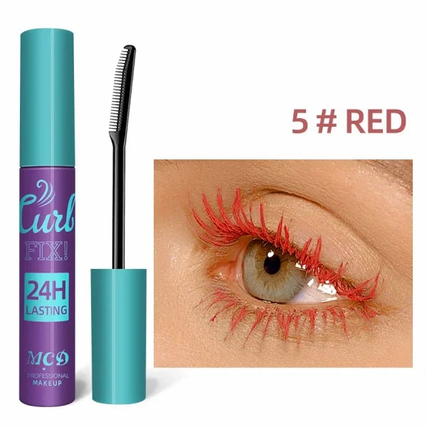 Colorful Slender Mascara – Waterproof Fast Drying Curling Lashes Makeup