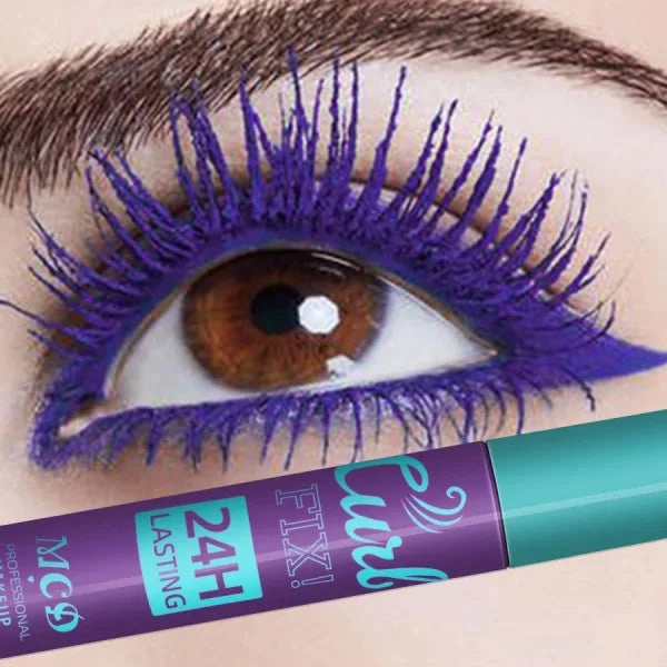 Colorful Slender Mascara – Waterproof Fast Drying Curling Lashes Makeup
