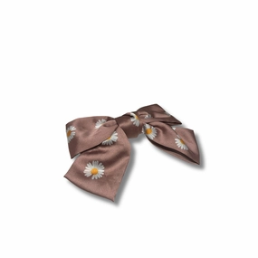 Daisy Bliss Blush Pink Printed Hairbow