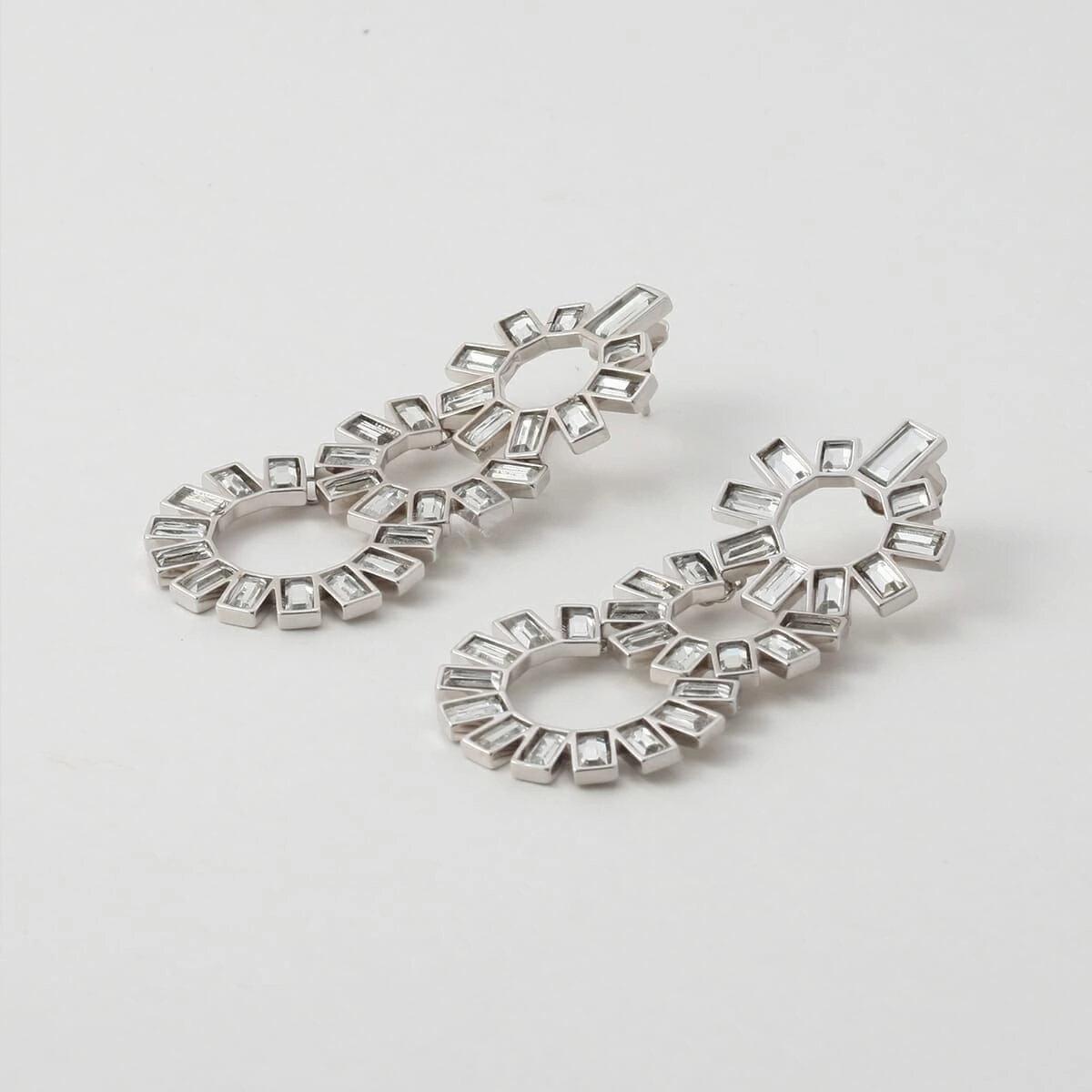 Disco Mirror Chandelier Earring