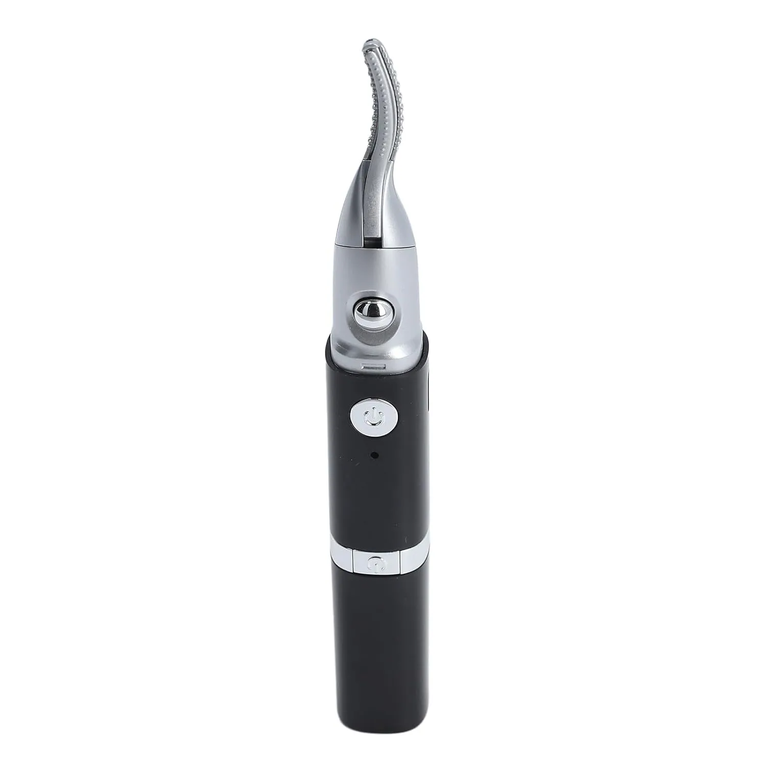 Electric Heated Eyelash Curler 2 in 1 Styling Trimmer Makeup Tools Travel Home (Black)
