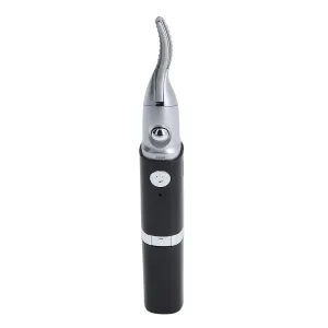 Electric Heated Eyelash Curler 2 in 1 Styling Trimmer Makeup Tools Travel Home (Black)