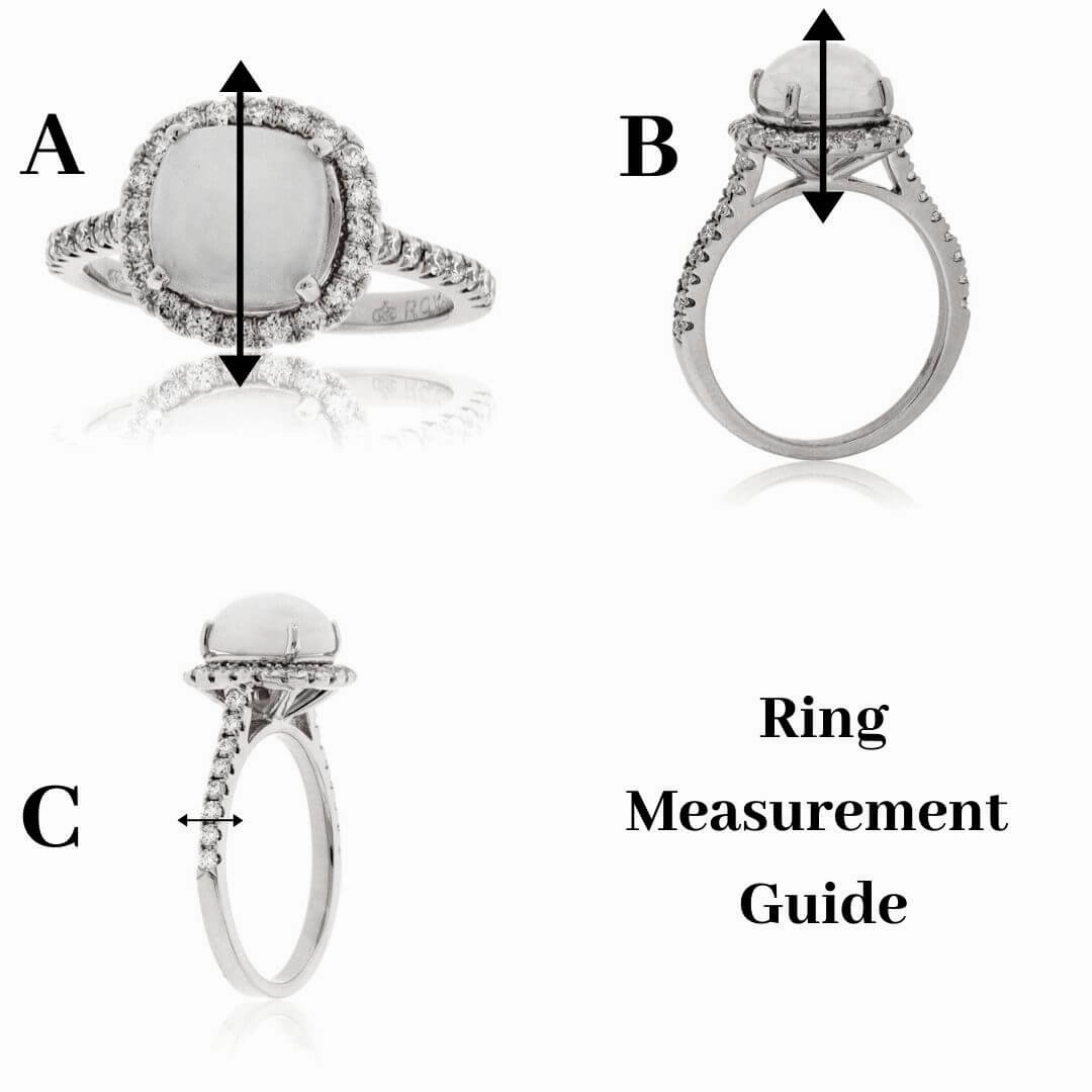 Emerald-Cut Morganite & Diamond Halo Ring