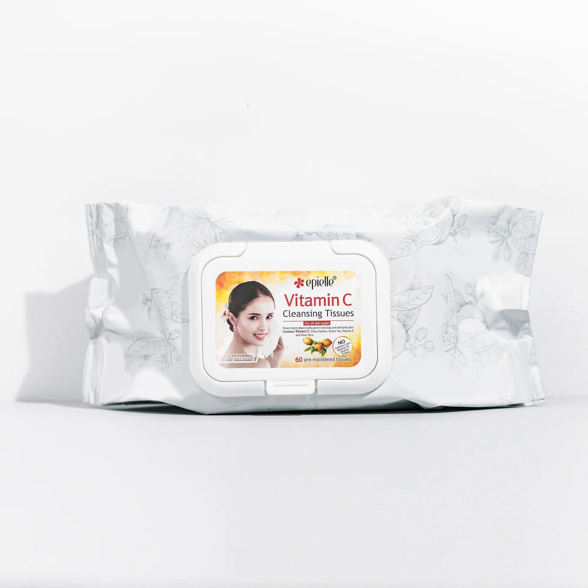 epielle Vitamin C Facial Cleansing Tissues | 60ct