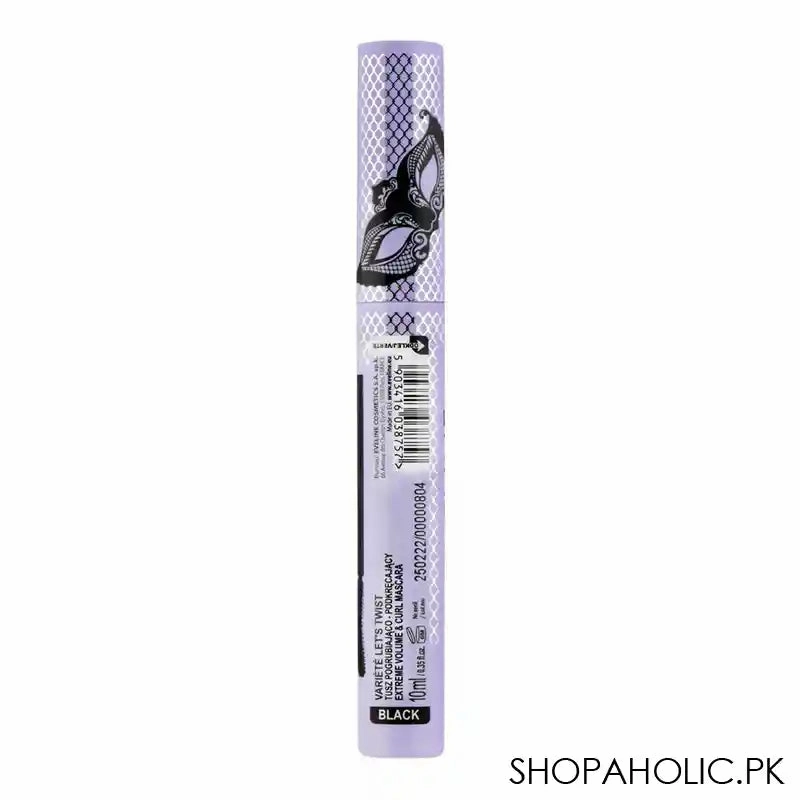 Eveline Variete Let's Twist Lashes Show Extreme Volume & Curl Mascara, Black