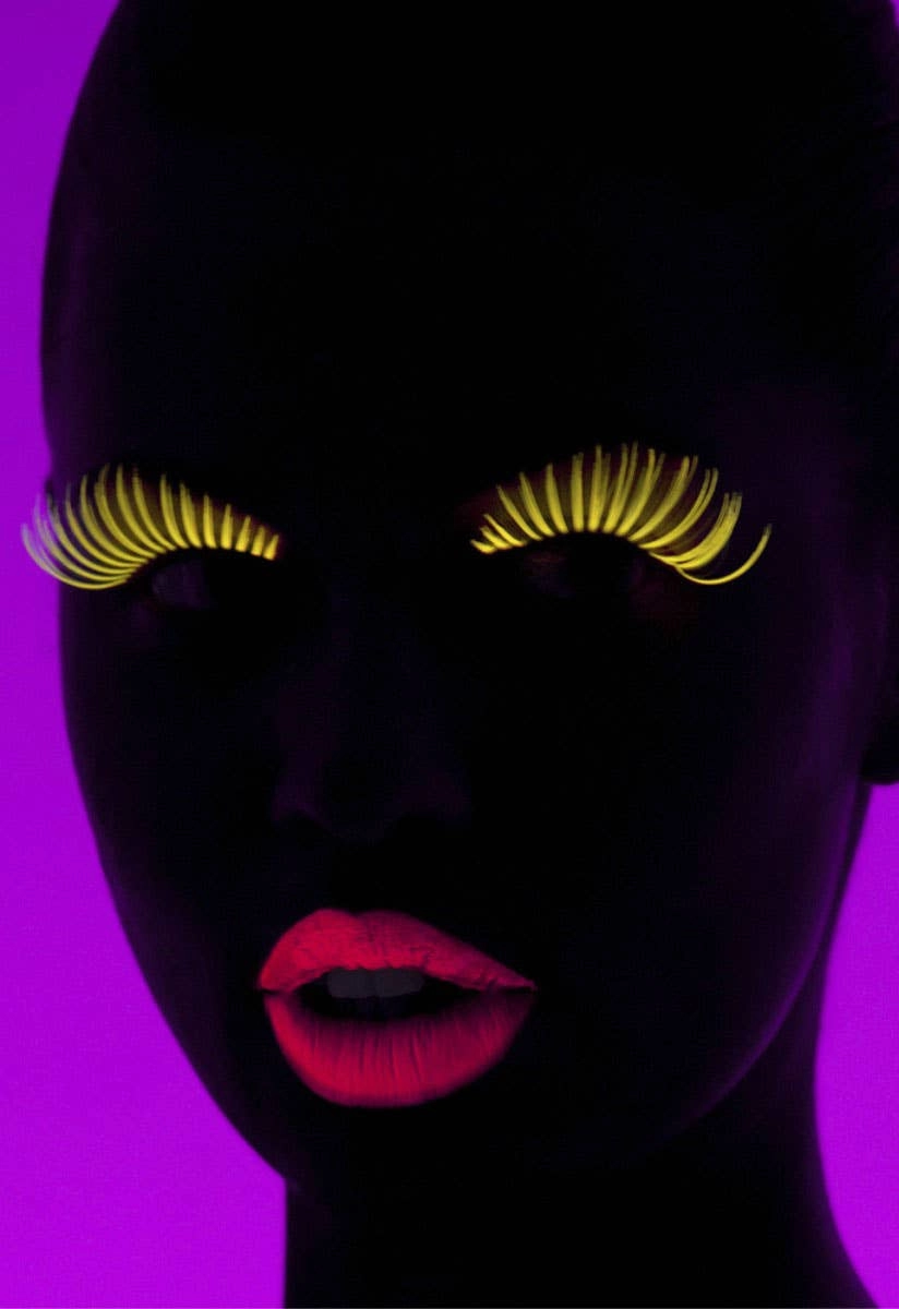 Eyelash Mascara UV Reactive Special Effects - Neon Green
