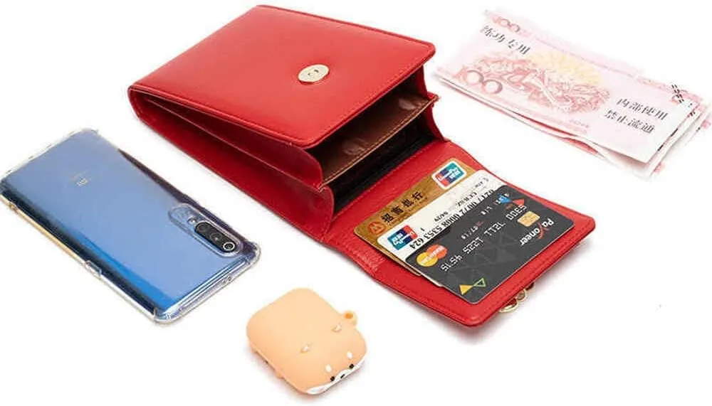 Hanbella Crossbody Phone Bag for Women, Small Shoulder Bag Cell Phone Wallet Purses and Handbags with 14 Credit Card Slots