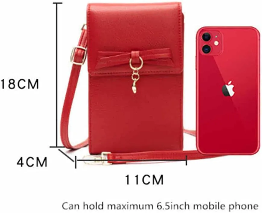 Hanbella Crossbody Phone Bag for Women, Small Shoulder Bag Cell Phone Wallet Purses and Handbags with 14 Credit Card Slots