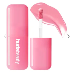 H.u.d.a Beauty Liquid Blush, Intense Guava, Weightless Radiant Finish with Micro-Pearls, Bubblegum - soft poppy pink