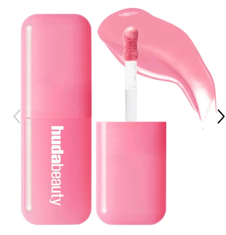 H.u.d.a Beauty Liquid Blush, Intense Guava, Weightless Radiant Finish with Micro-Pearls, Bubblegum - soft poppy pink