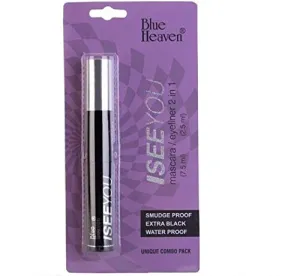 I See You 2 in 1 Mascara and Eyeliner, Black, 10ml