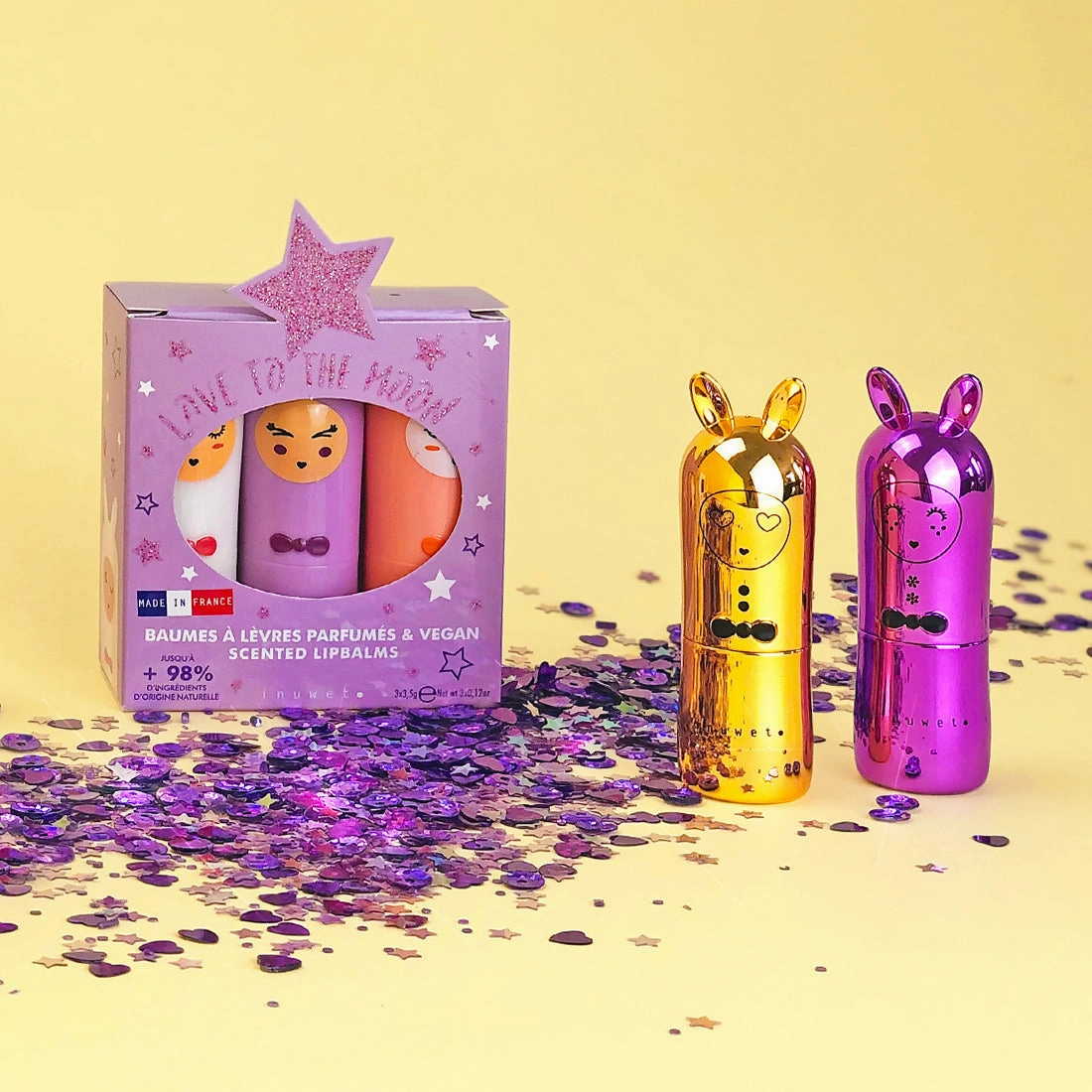 Inuwet Metal Lipbalm / Milkshake / Fushia