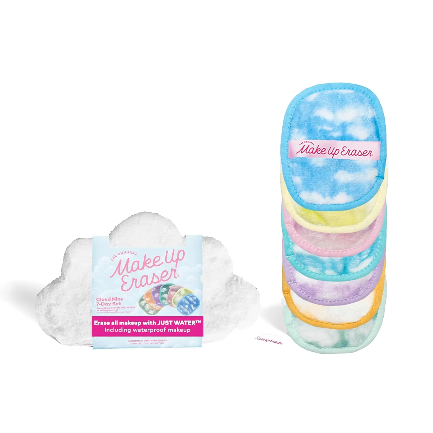 Makeup Eraser The Original, 7-Day Set, Erase All Makeup with Just Water, Including Waterproof Mascara, Eyeliner, Foundation, Lipstick, Sunscreen, and More!