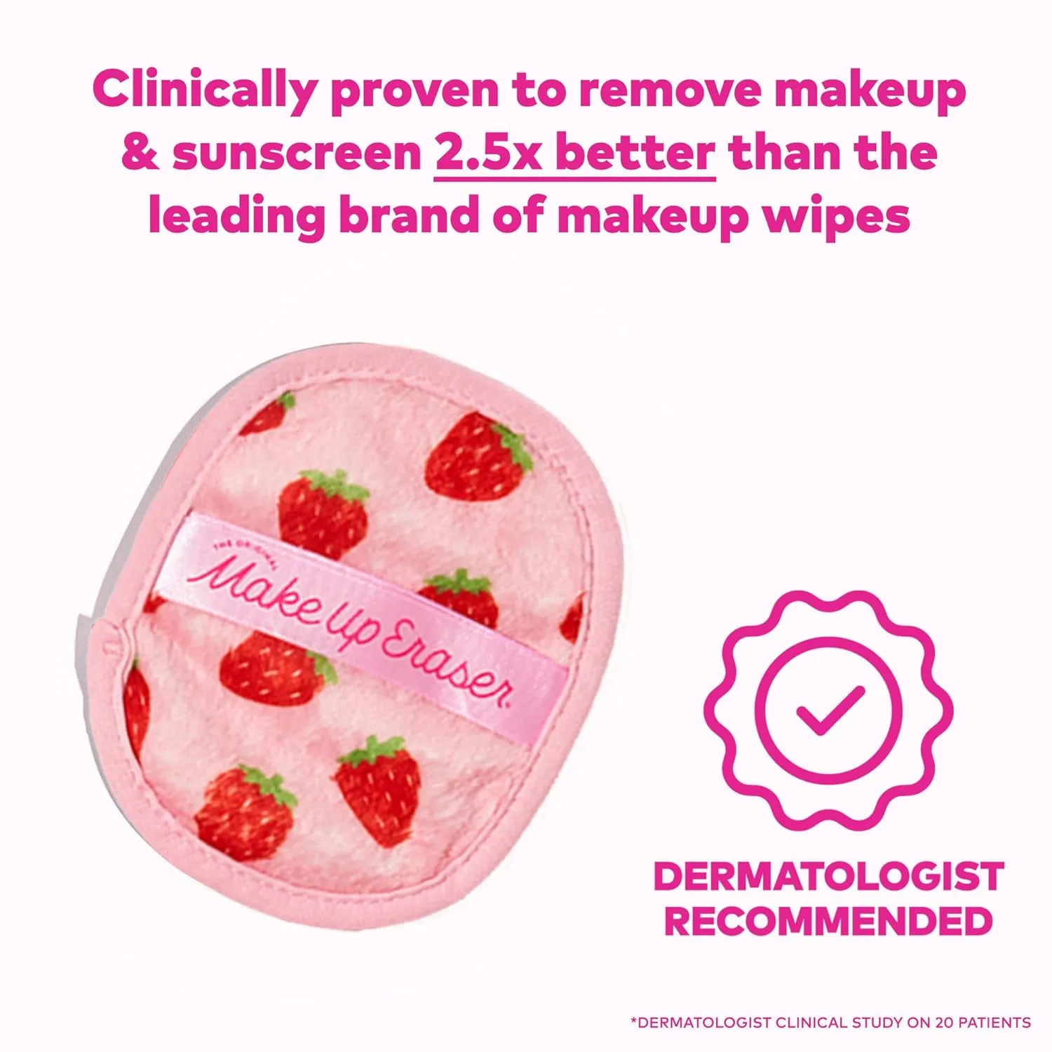 Makeup Eraser The Original, 7-Day Set, Erase All Makeup with Just Water, Including Waterproof Mascara, Eyeliner, Foundation, Lipstick, Sunscreen, and More!