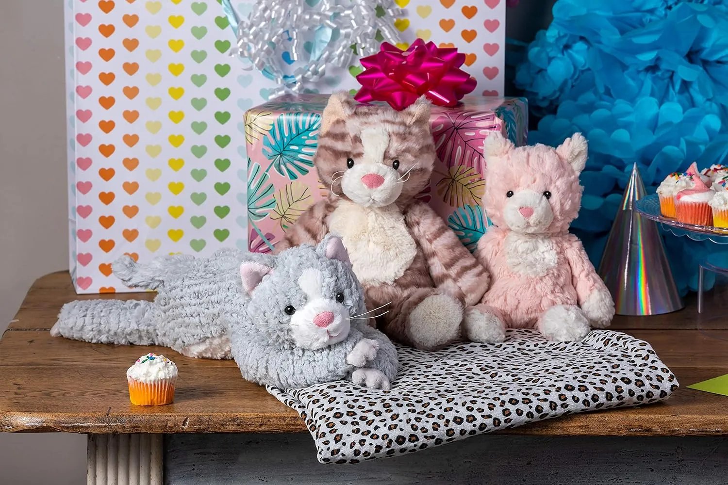 Mary Meyer Putty Nursery Stuffed Animal Soft Toy, 11-Inches, Pink Kitty