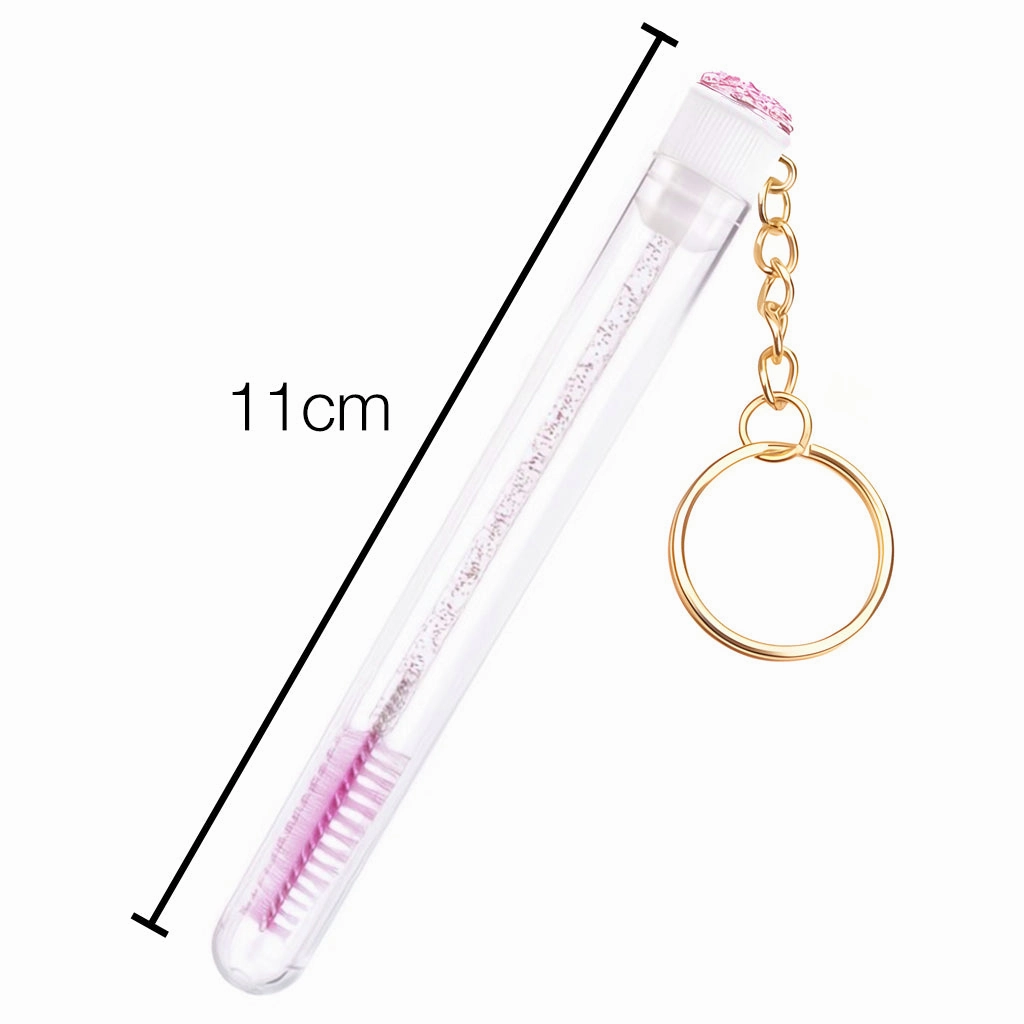 Mascara Wand Storage Tube - Keychain