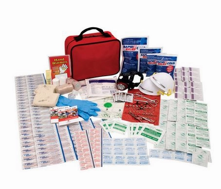 New First Aid Essential Mega Pack in tri-fold bag! Super handy to have on hand! Has all you will ever need!