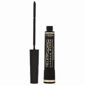 New L'Oréal Paris Telescopic Mascara, Lengthening Up to 60% Longer Lashes, No Clumps, Carbon Black