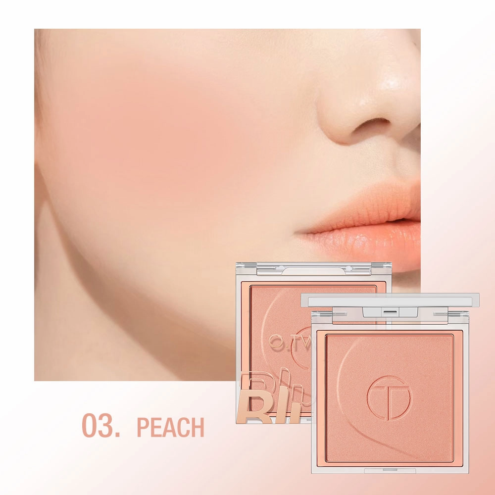 O.TWO.O Silky Glow Powder Blush 03 Peach 5g