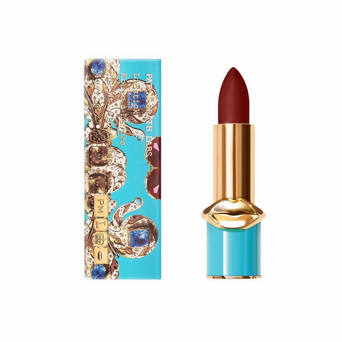 Pat McGrath Opulence Aquamarine MatteTrance Lipstick - 041 Guinevere (Blooded Crimson)