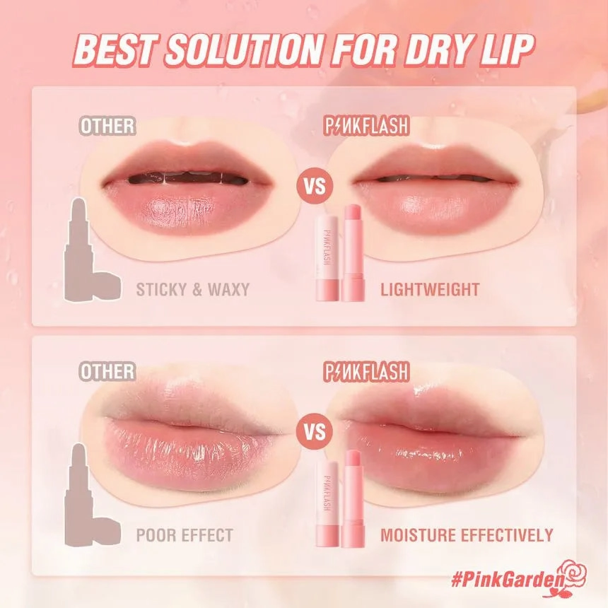 PINK FLASH-L03 Lasting Moist Lipbalm-#4