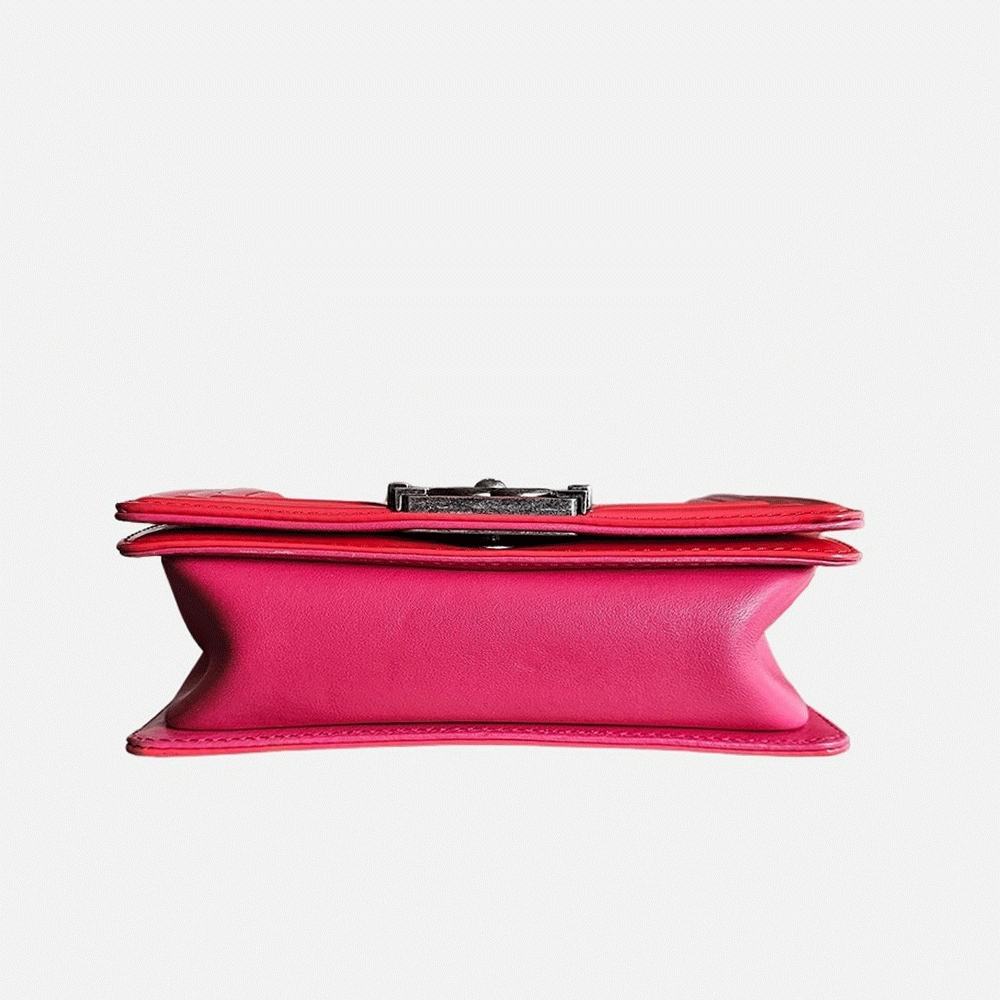 PINK/KORAL SMALL PATENT BOY