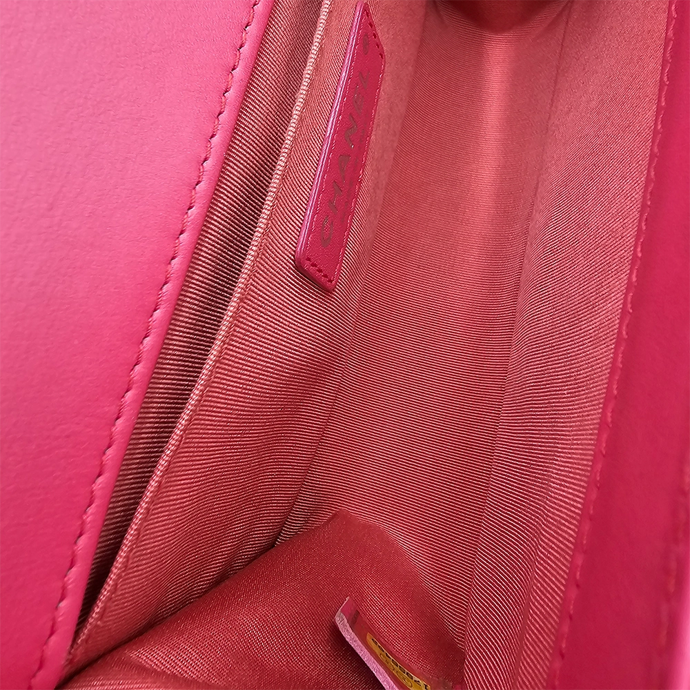PINK/KORAL SMALL PATENT BOY