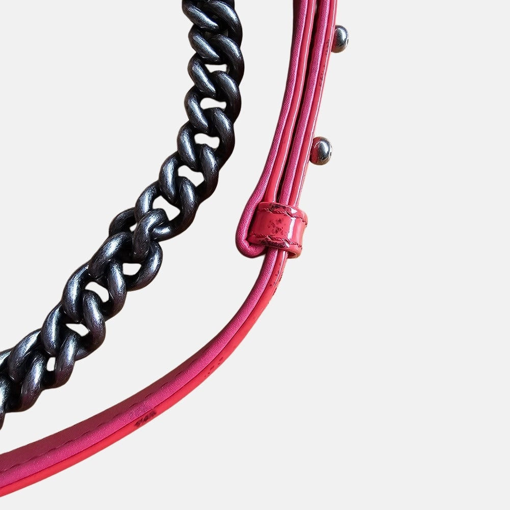 PINK/KORAL SMALL PATENT BOY