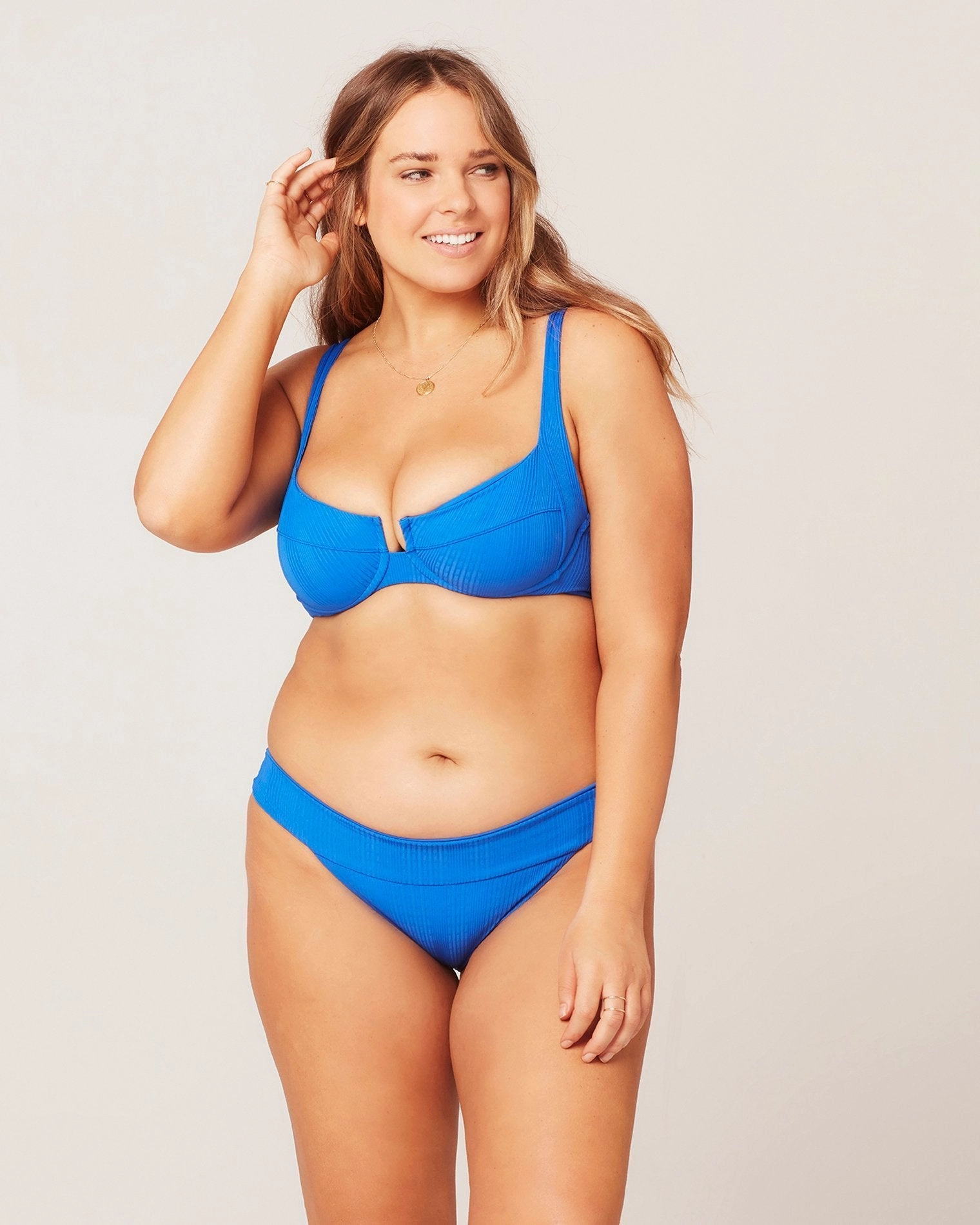 POINTELLE RIB VERONICA BIKINI BOTTOM