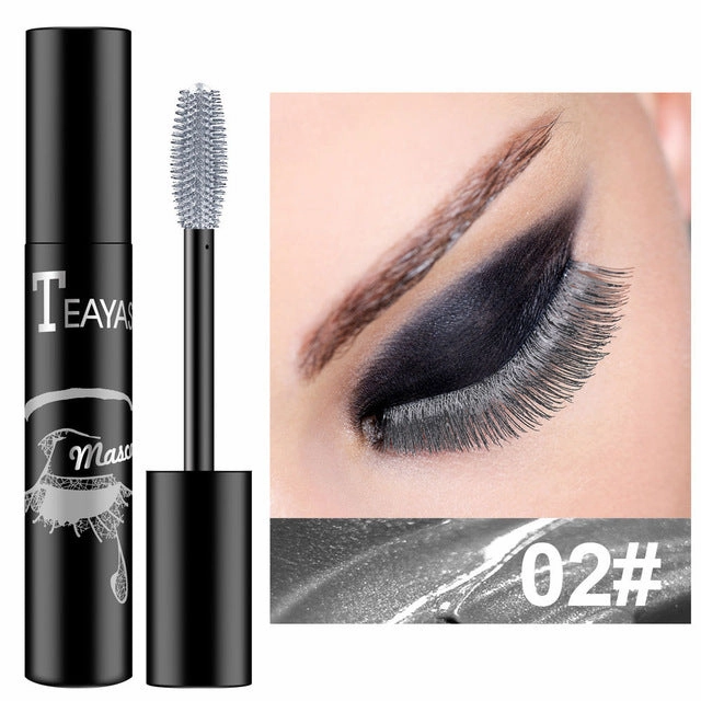Professional 7 Colors Mascara Waterproof Fast Dry Eyelashes Curling Lengthening Makeup Eye Lashes Mascara Party Use TSLM1