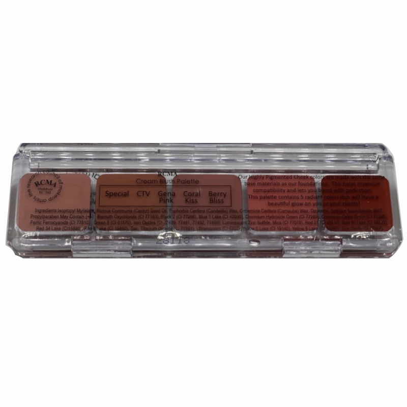 RCMA Makeup Cream Blush Palette