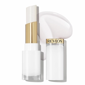 REVLON Super Lustrous Glass Shine Balm, Hydrating Tinted Lipstick, Sheer, Glossy Shiny Finish, 001 Sparkling Quartz, 0.11 oz.